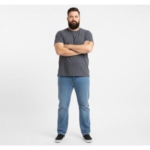 Levi’s 505 Regular Fit Straight Leg Jeans Dark Wash Men’s Tag 40x32